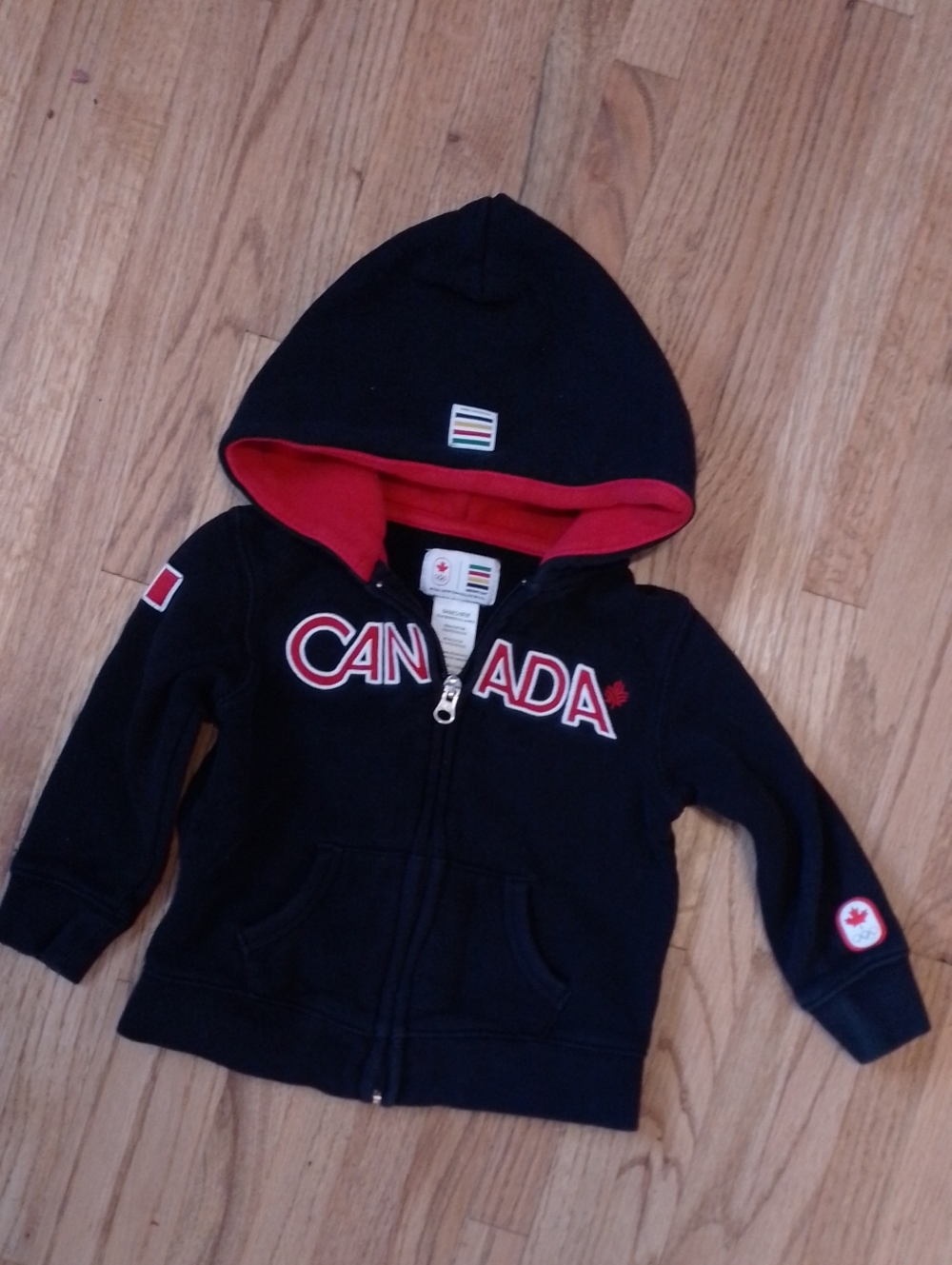 Hudson's Bay Company Canada Official Olympic Hoodie Zipper Sweater